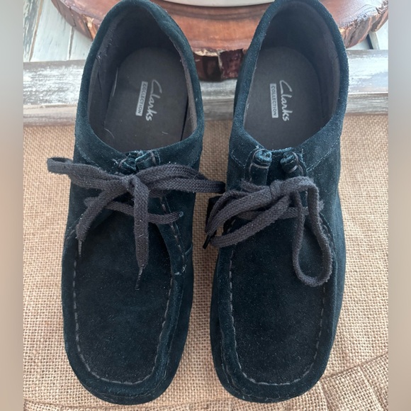 CLARKS COLLECTION BLACK WALLABEE - Picture 4 of 7